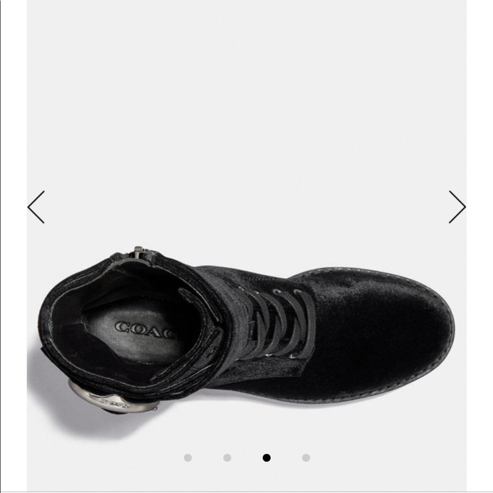 Coach lace up combat boots - Picture 7 of 8
